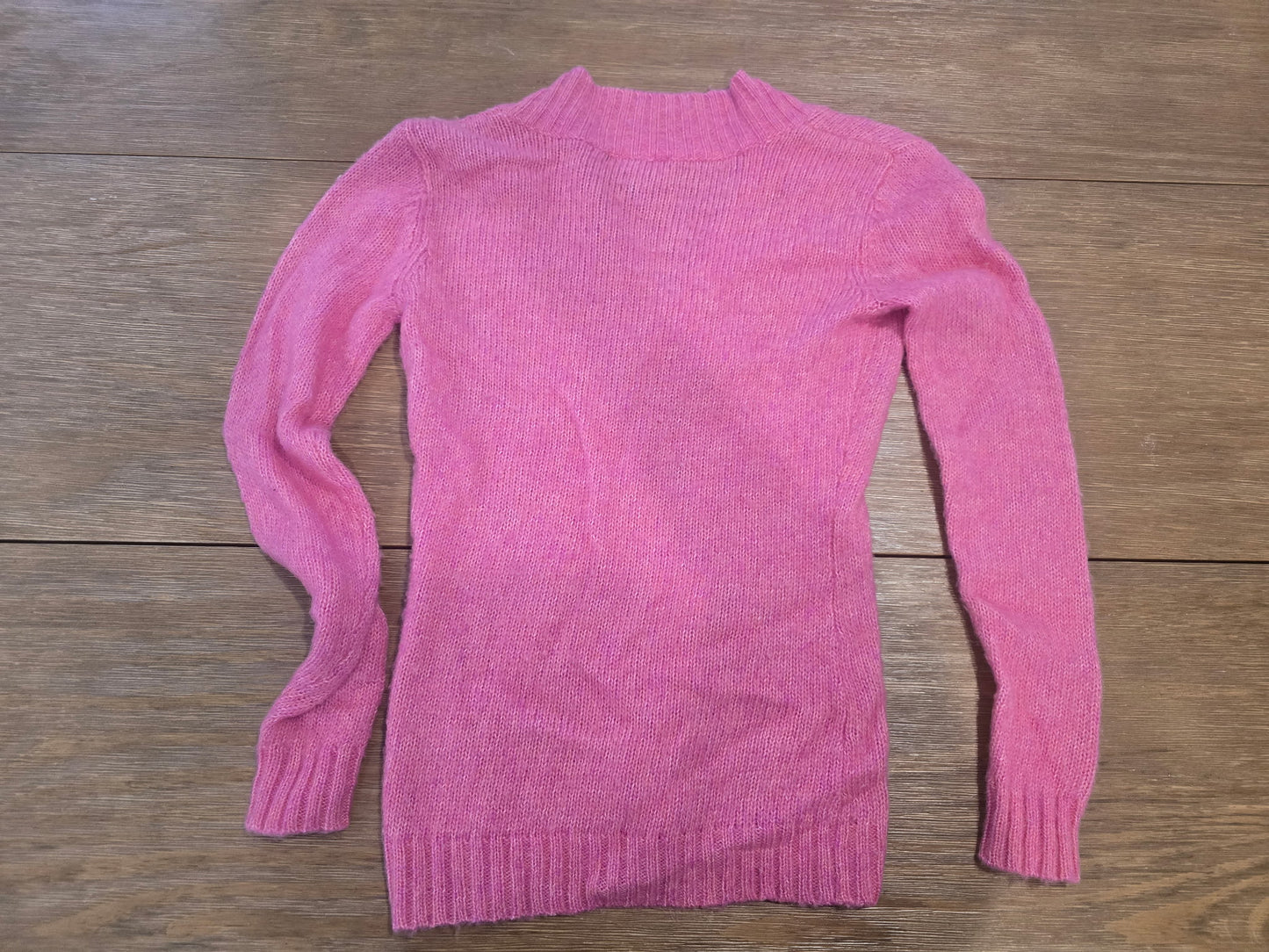 New York & Company Pink Wool Blend Sweater XS