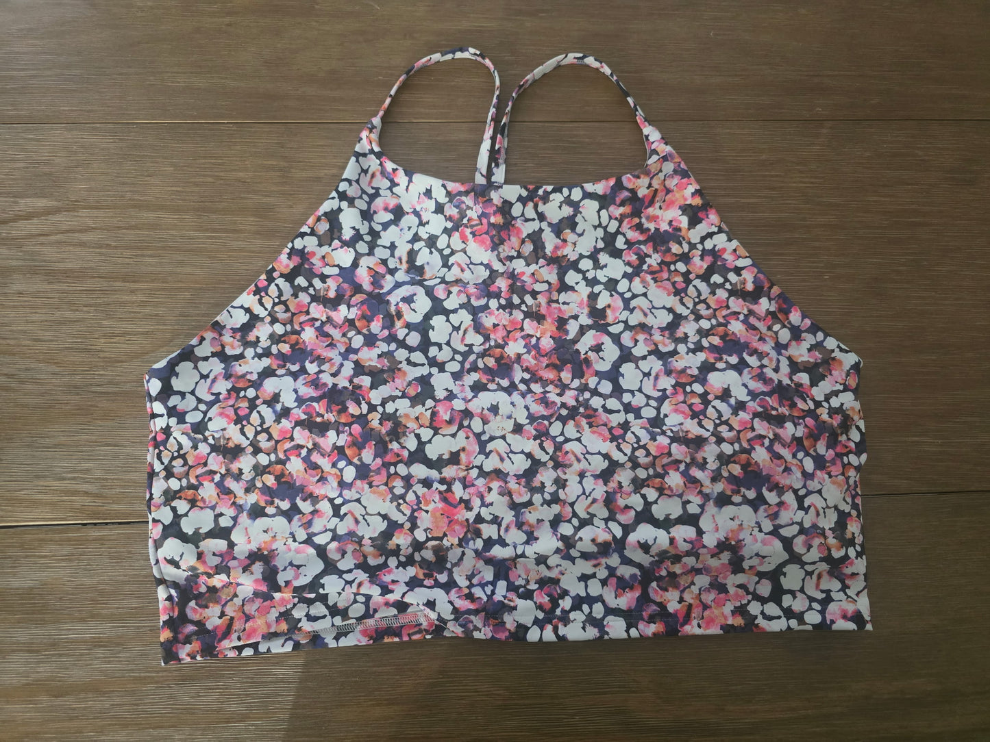 Floral Racerback Sports Bra XXL