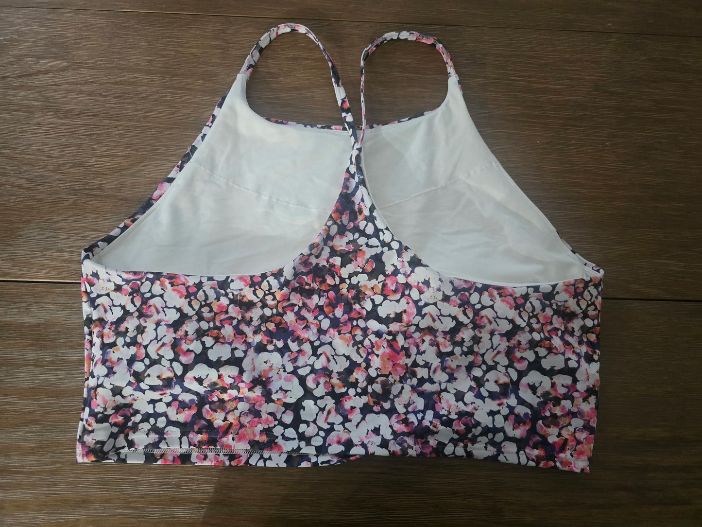 Floral Racerback Sports Bra XXL