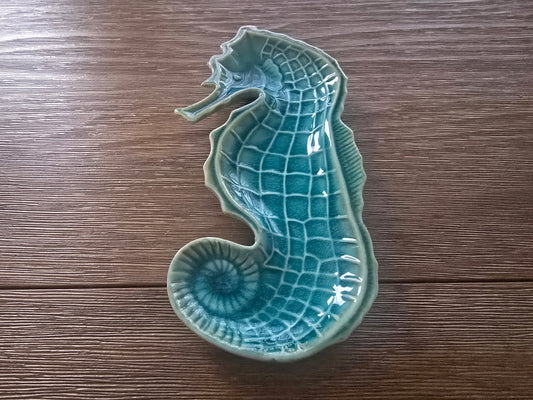 Turquoise Seahorse Dish – Ceramic