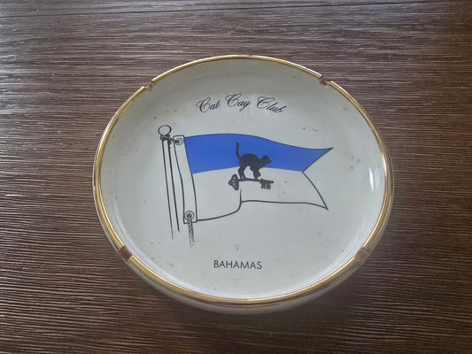 Cat Cay Club Ashtray – Bahamas Souvenir