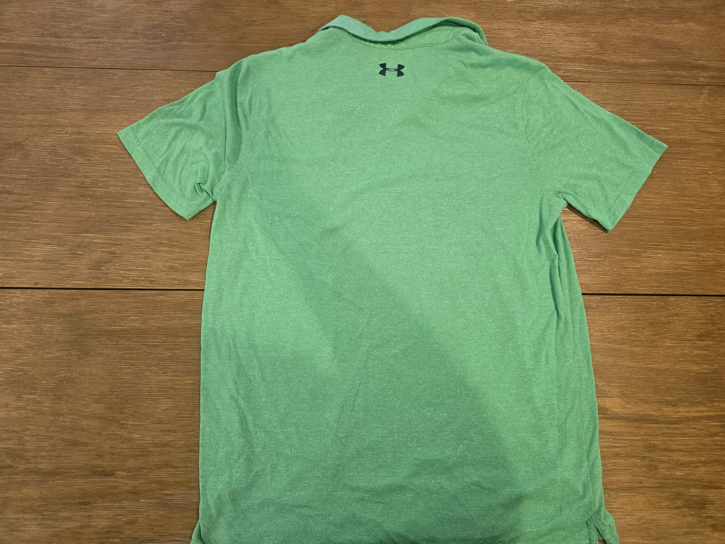 Under Armour HeatGear Youth XL Performance Polo Shirt – Green Heather