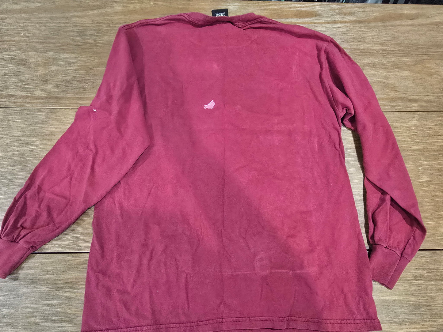 Washington Redskins NFL Team Apparel Long Sleeve Shirt Men’s Medium Burgundy