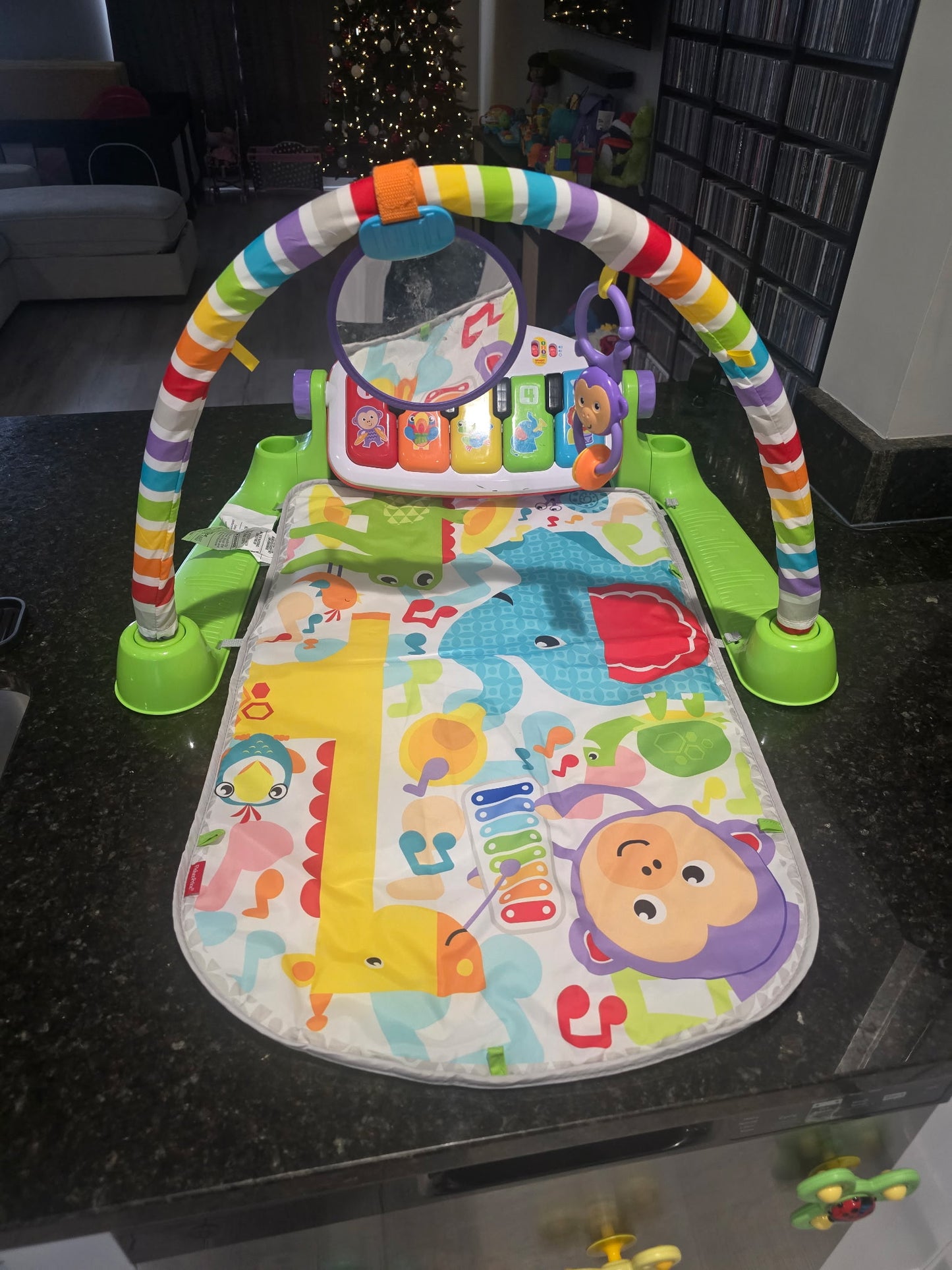 Fisher-Price Deluxe Kick & Play Piano Gym (Monkey theme)