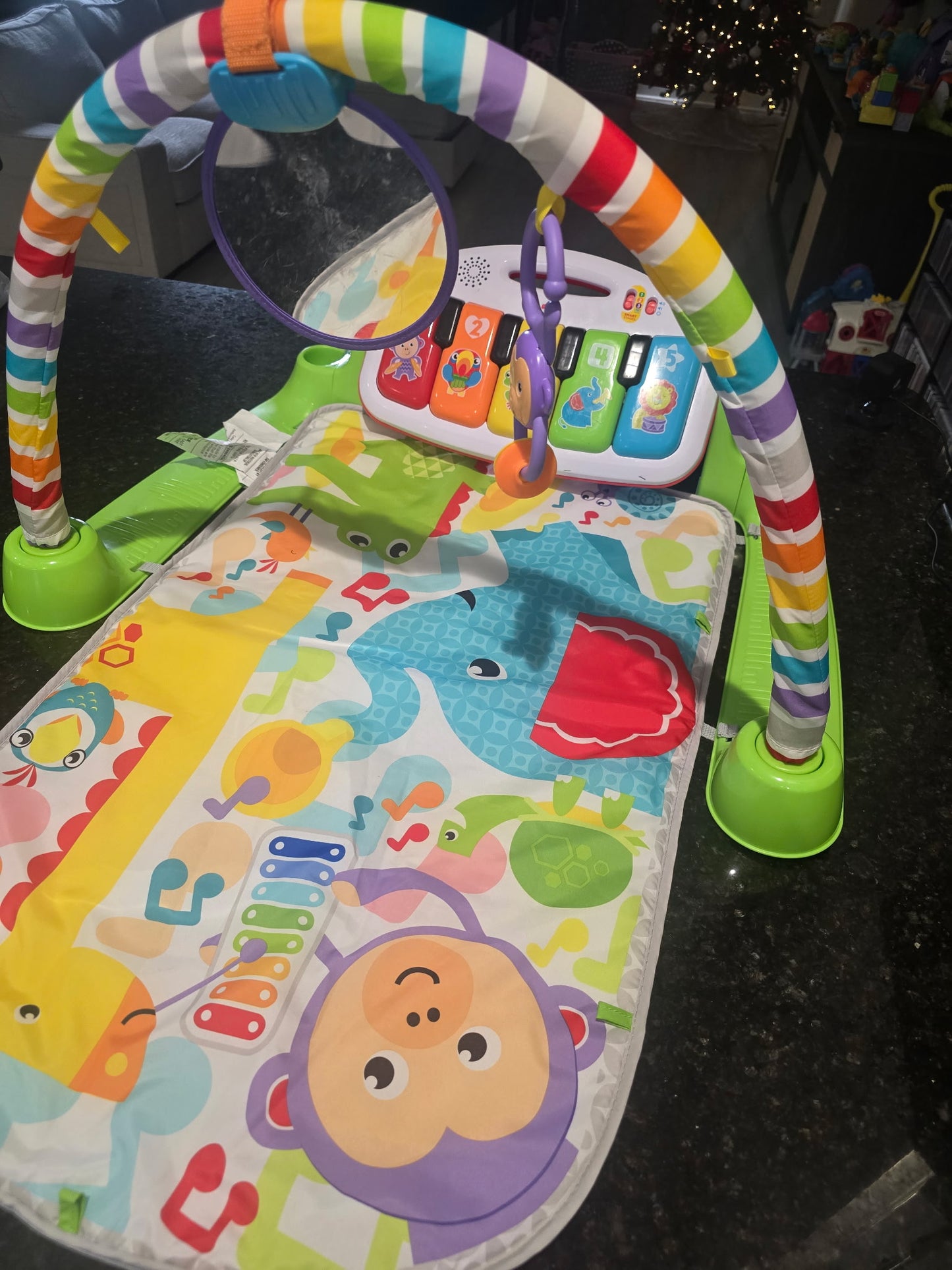 Fisher-Price Deluxe Kick & Play Piano Gym (Monkey theme)