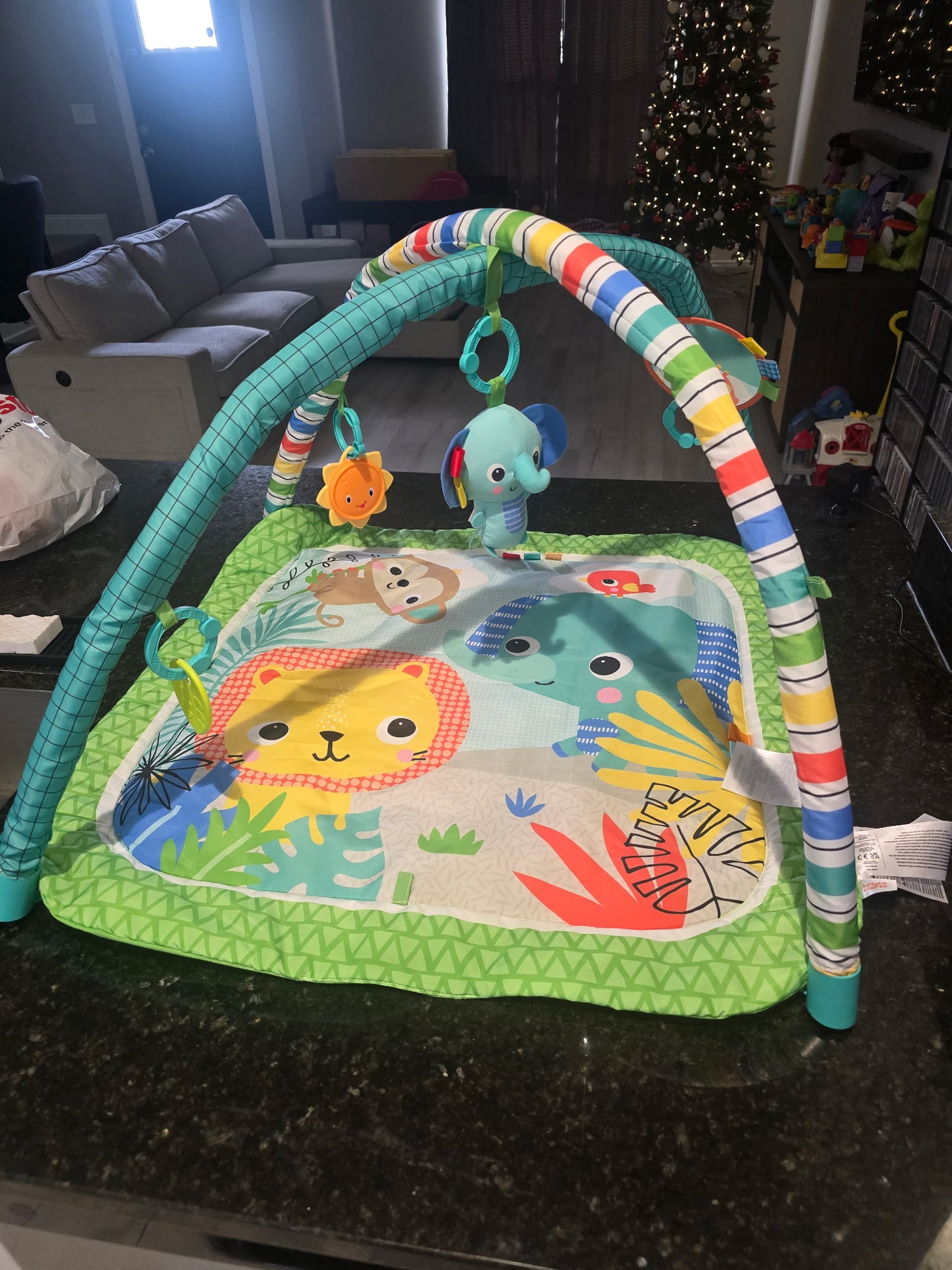 Baby Activity Play Mat with Toy Arch – Jungle Animal Tummy Time Gym (Pre-Owned)