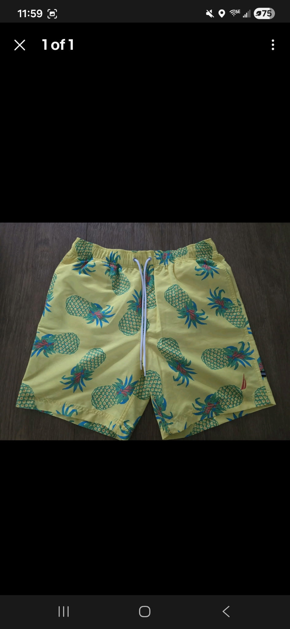 Nautica  & trunks Men's Swim Trunks (L & M)