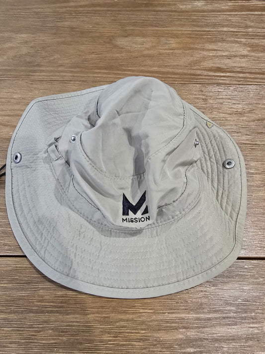 Mission Cooling Bucket Hat Wide Brim Sun Protection Khaki