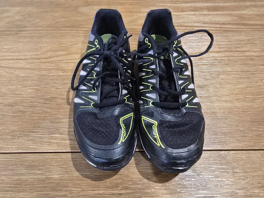 Adidas Volley Response Boost Men's Size 9.5 Black Neon AF5235 Court Shoes Flaw