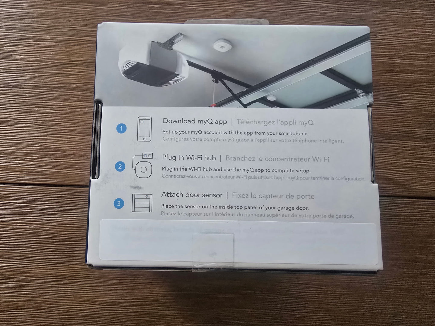Chamberlain Smart Garage Control myQ Wireless Hub & Sensor MYQ-G0401-E NIB