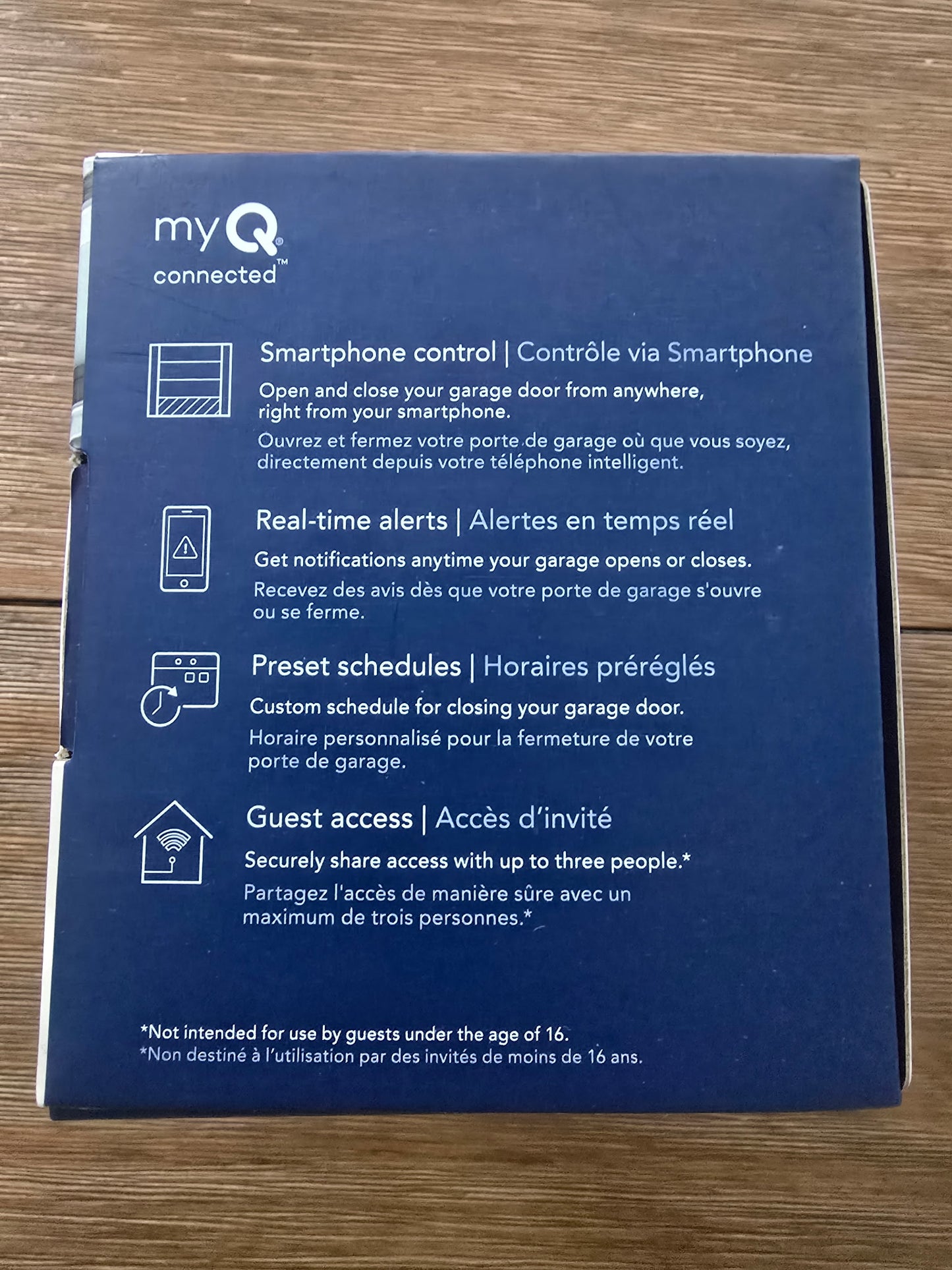Chamberlain Smart Garage Control myQ Wireless Hub & Sensor MYQ-G0401-E NIB