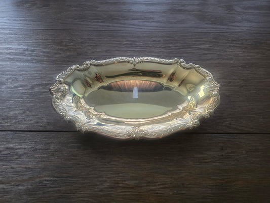 Sheridan Silver Co. "Gold Baroque" bread tray/serving platter.