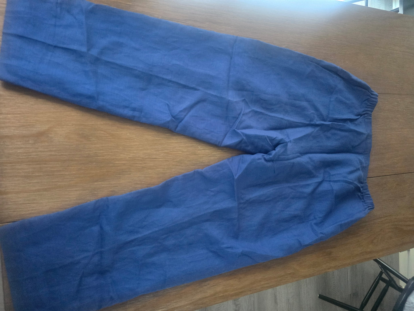 Victor Costa Occasion Women's 2PC Set Blazer & Pants Embroidered Blue Size 1X