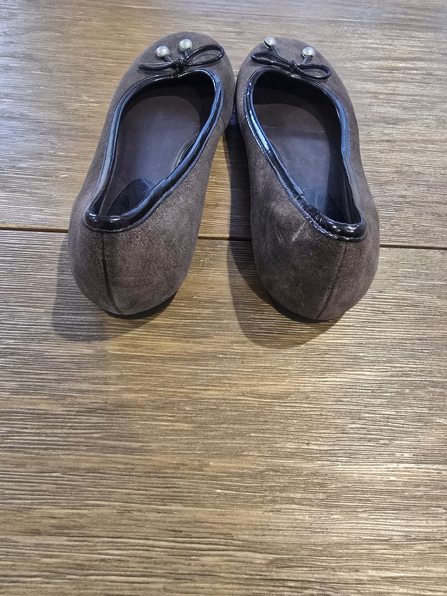 Gianni Bini Metallic Gray/Silver Flurry Flats