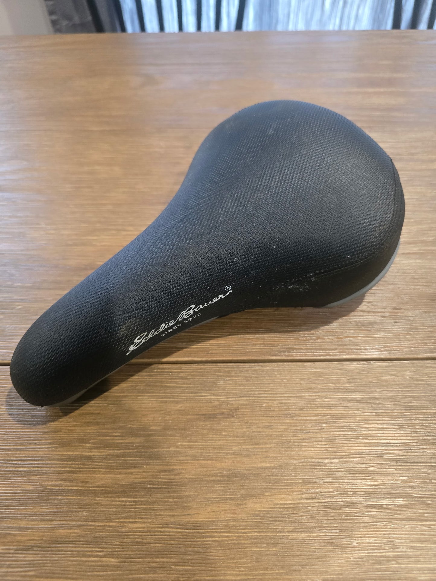 Eddie Bauer Black Comfort Bicycle Saddle Seat Vintage Sport Cruiser Replacement