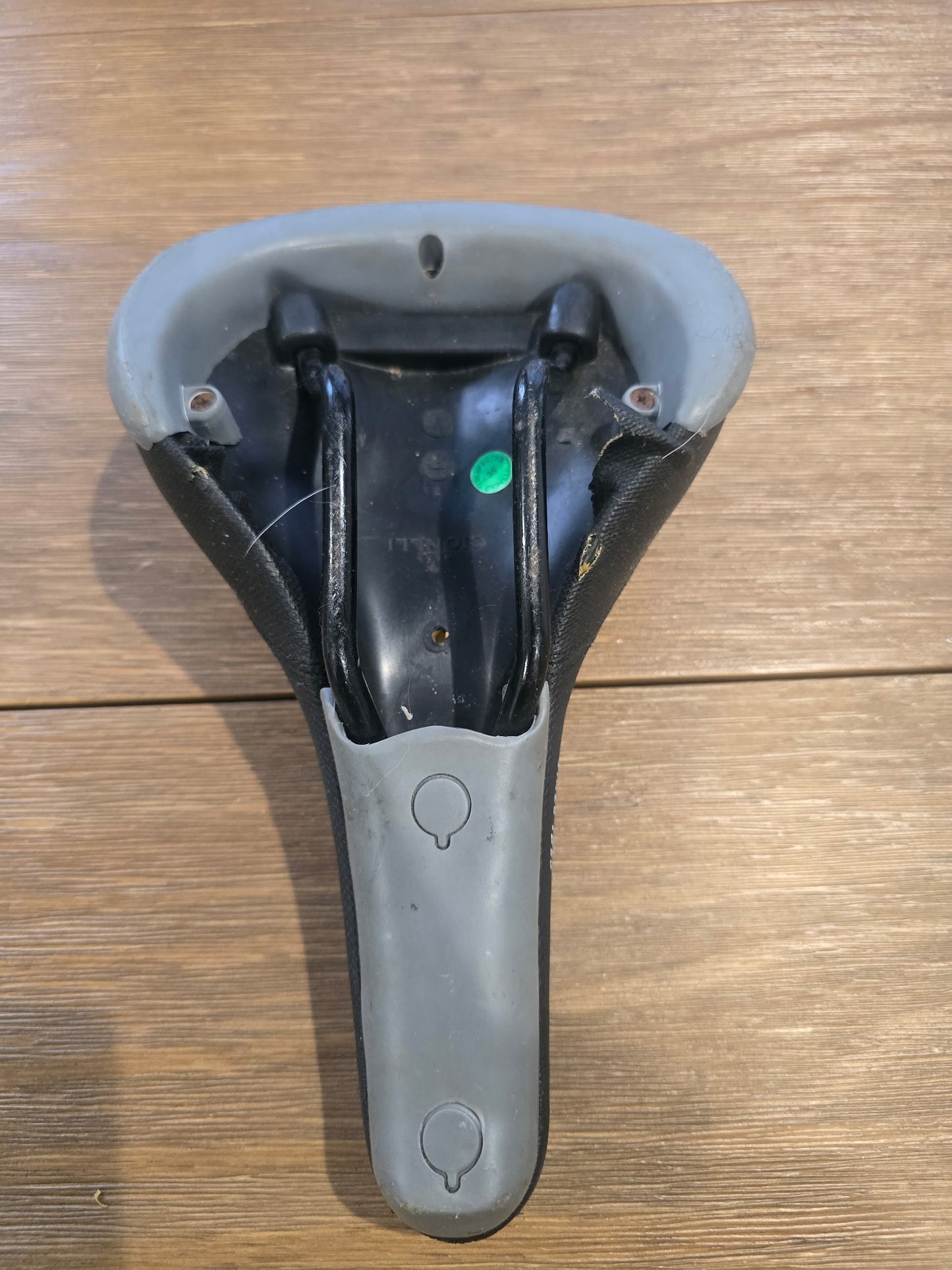 Eddie Bauer Black Comfort Bicycle Saddle Seat Vintage Sport Cruiser Replacement