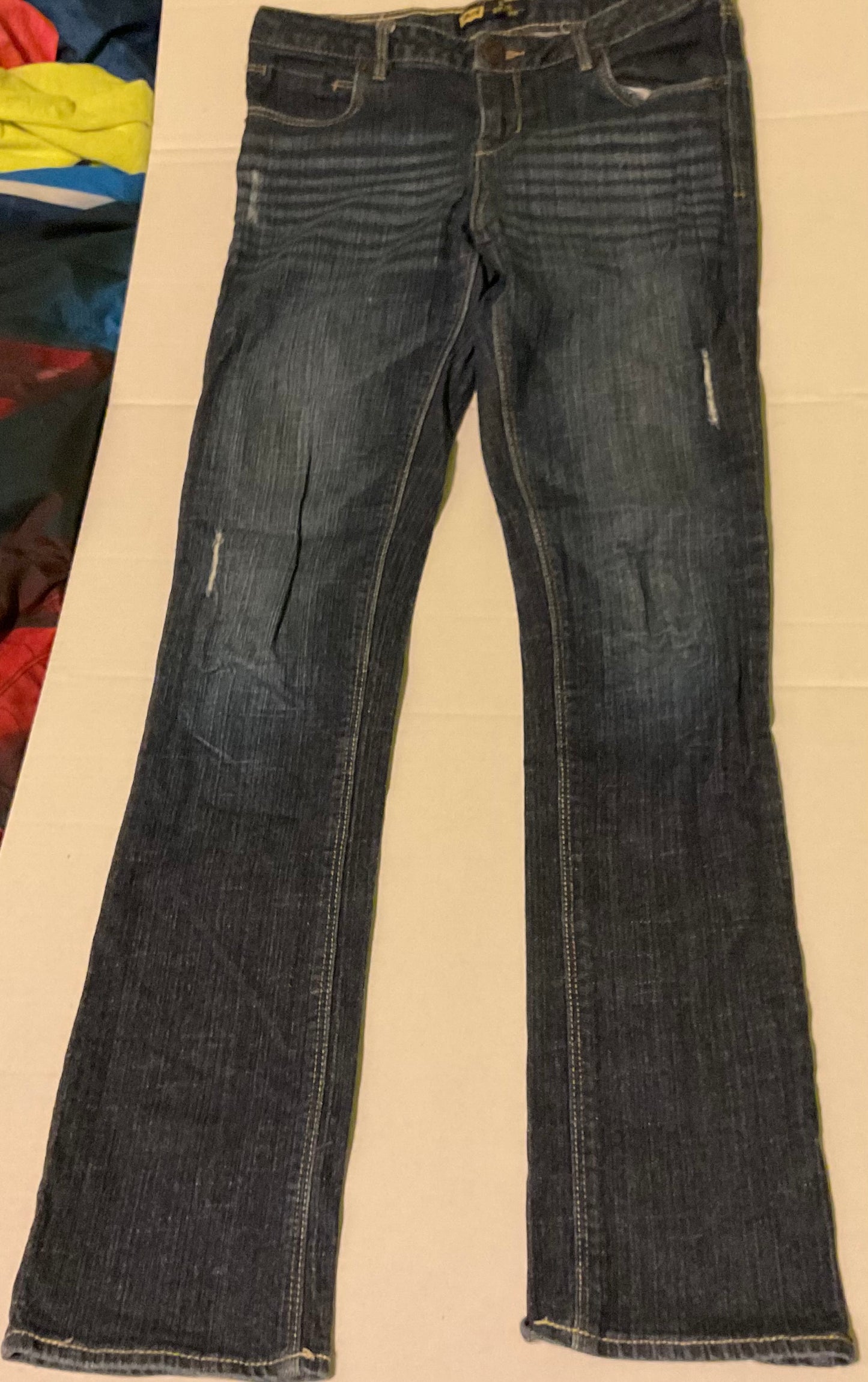Levi’s Kids Slim Straight Jeans Size 16 Regular | Dark Wash Denim