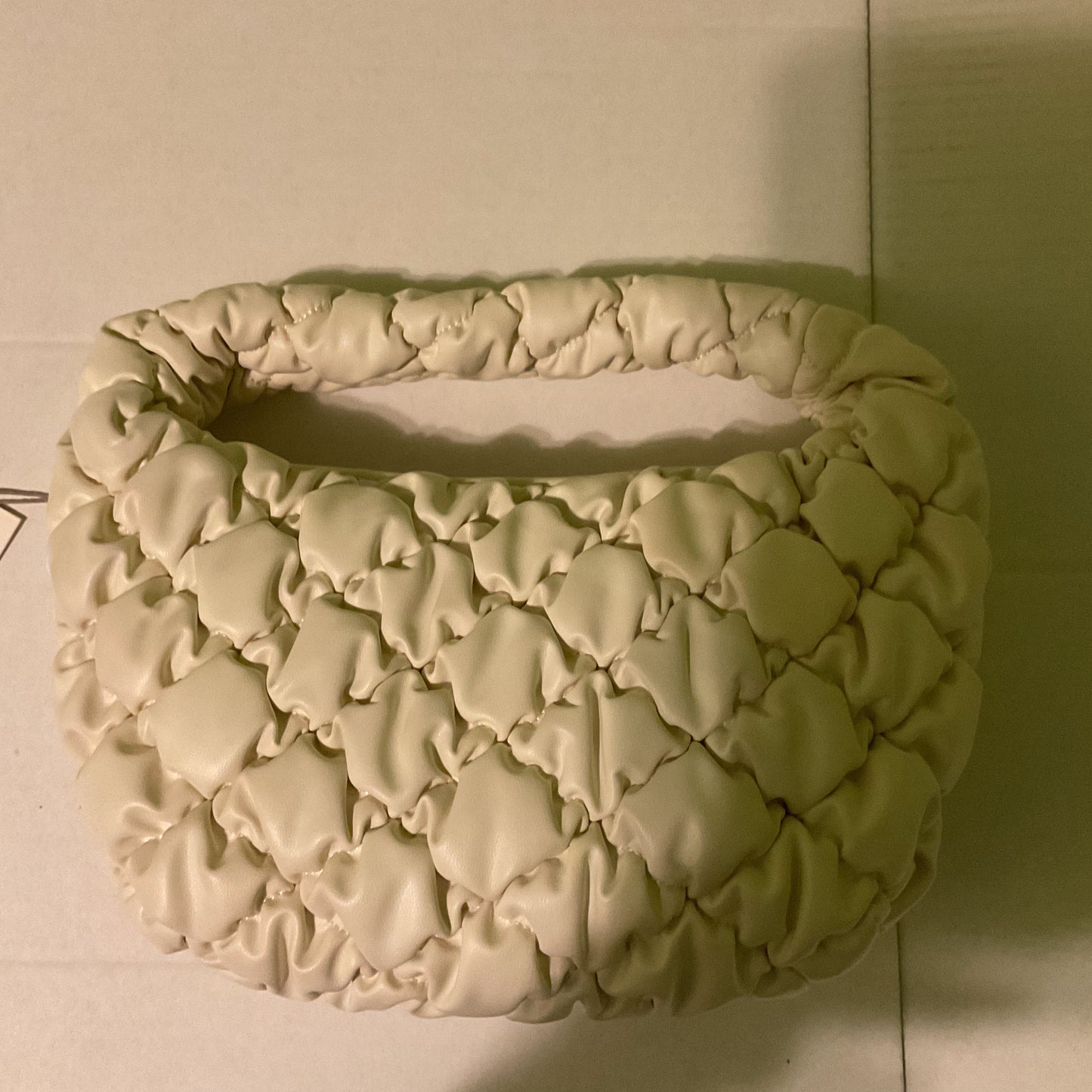 A New Day Quilted Cream Handbag – Women’s Shoulder Purse