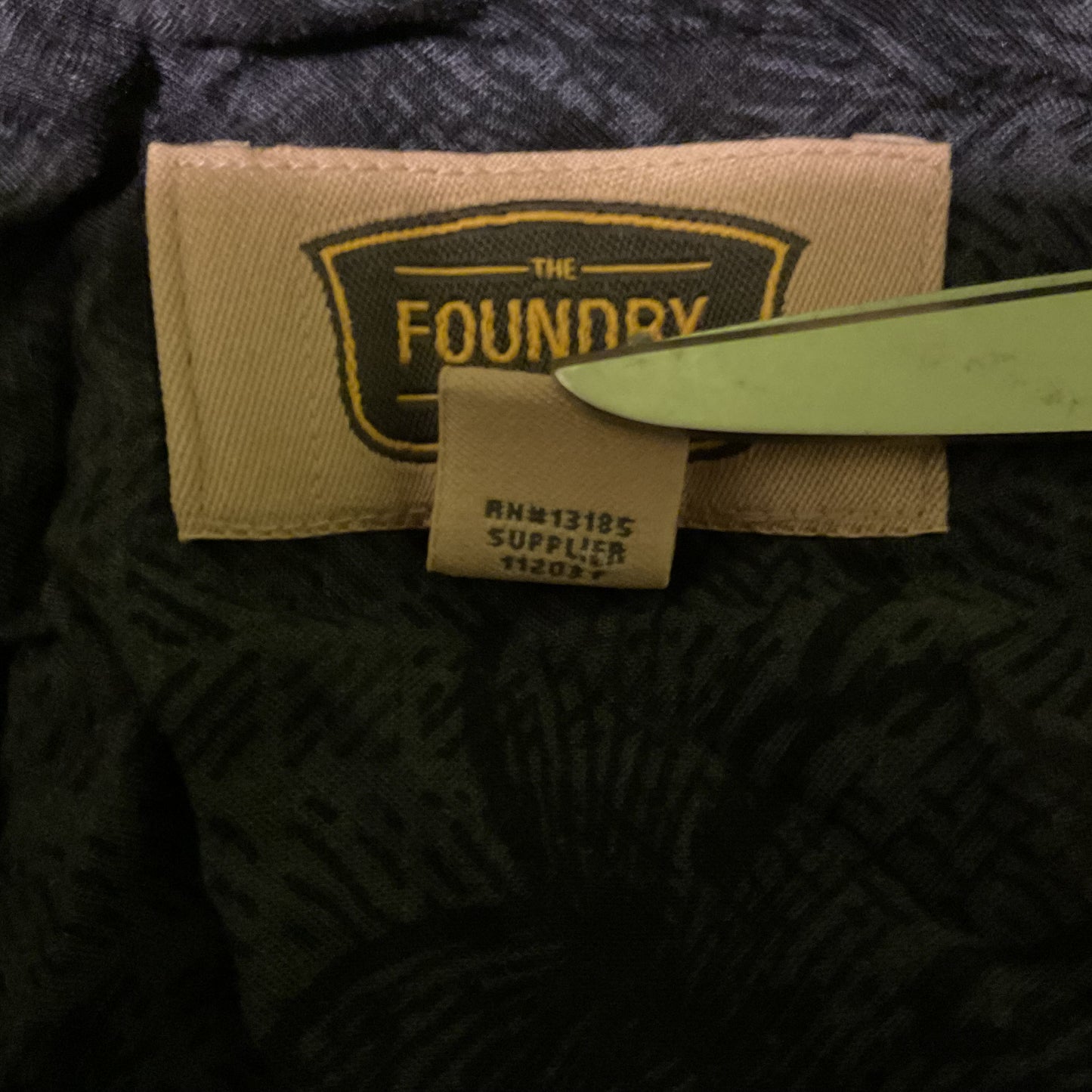 The Foundry Supply Co. Rayon Camp Shirt 2XLT (Flaw)