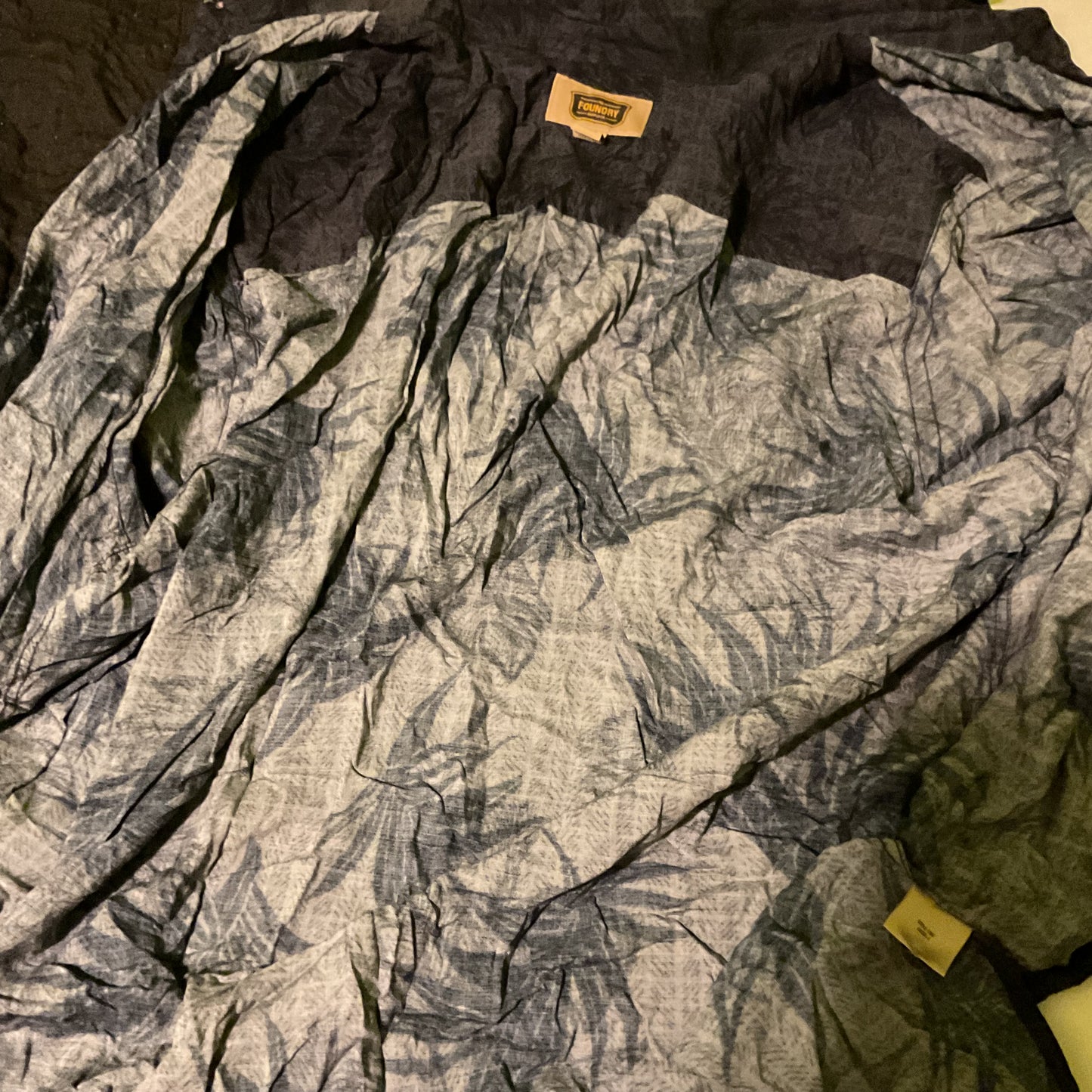 The Foundry Supply Co. Rayon Camp Shirt 2XLT (Flaw)