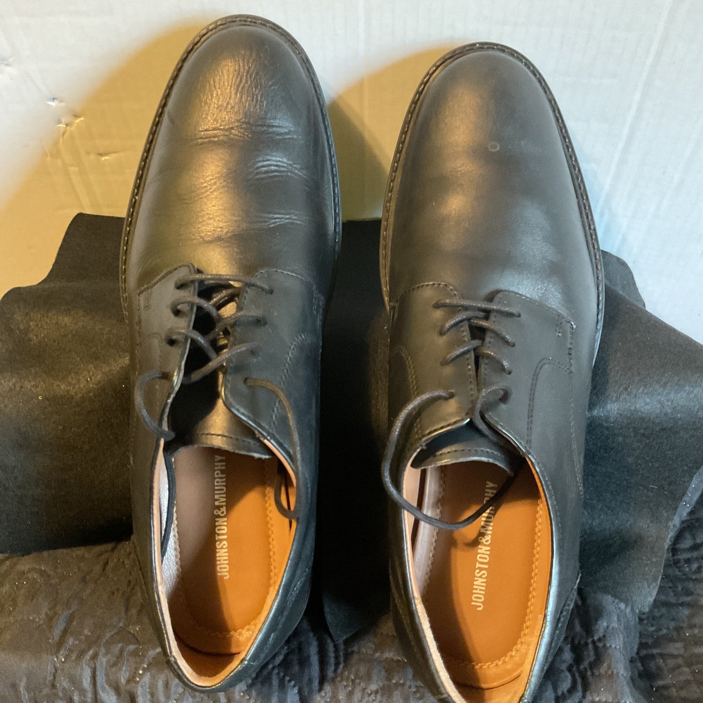 Johnston & Murphy Black Leather Dress Shoes Men’s Size 13M