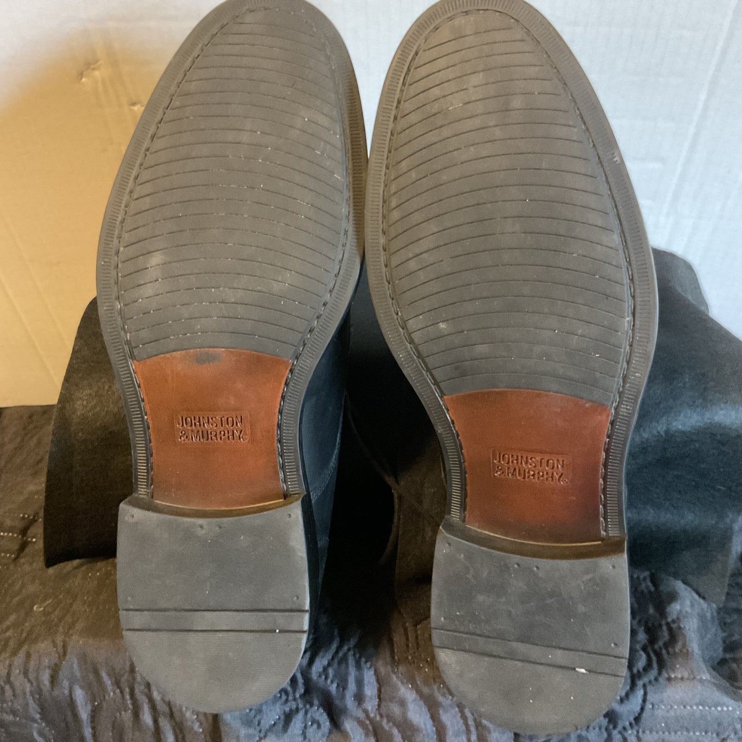 Johnston & Murphy Black Leather Dress Shoes Men’s Size 13M
