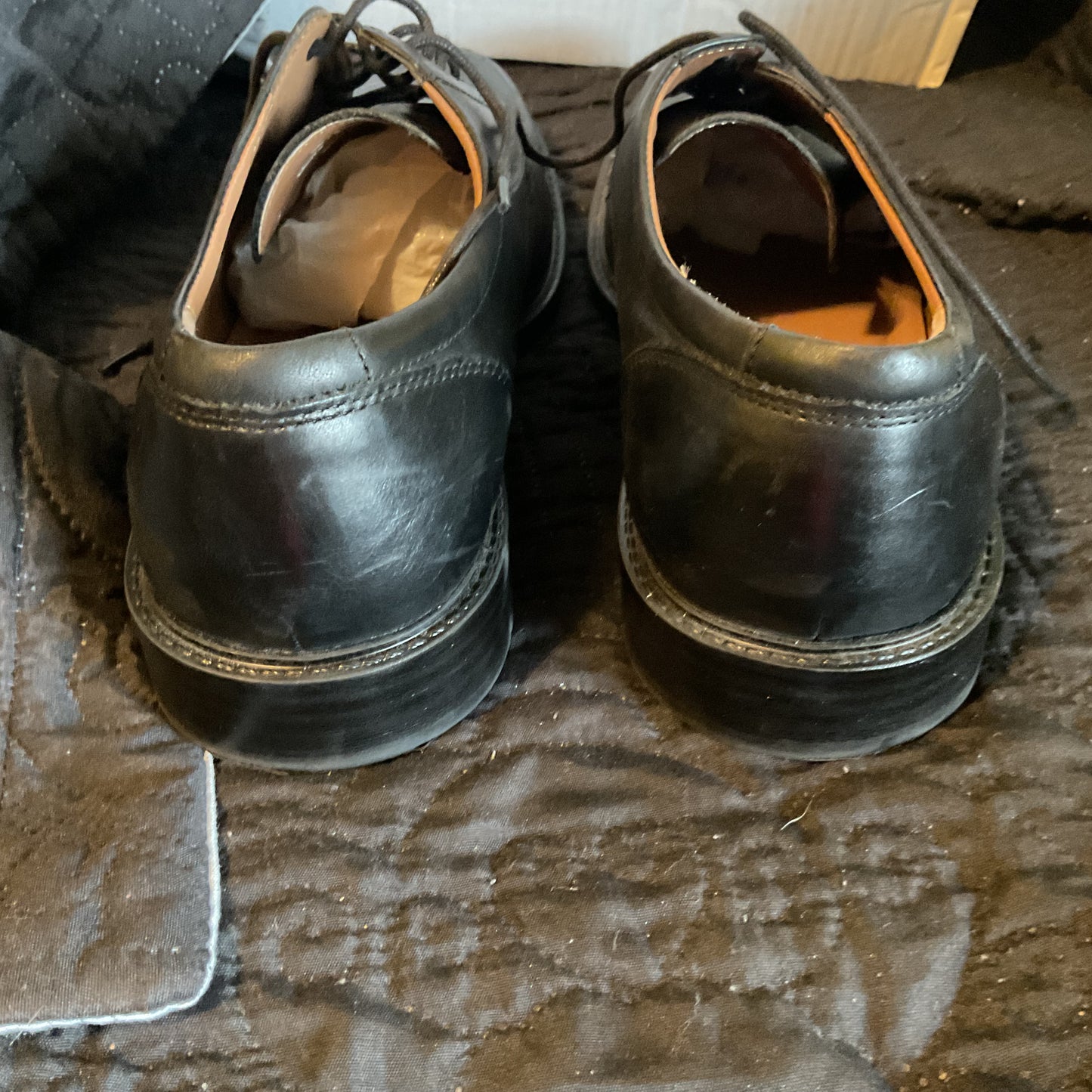 Johnston & Murphy Black Leather Dress Shoes Men’s Size 13M