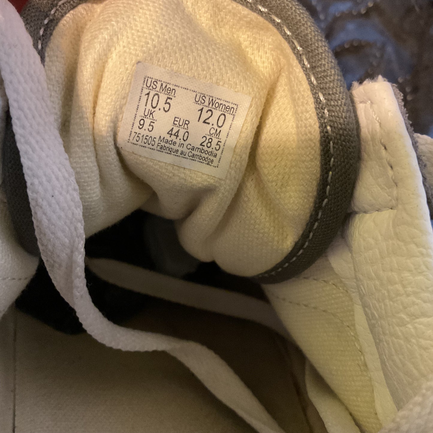 Vans Ward (Summer Canvas) Taupe Sneakers – Men’s 10.5 / Women’s 12