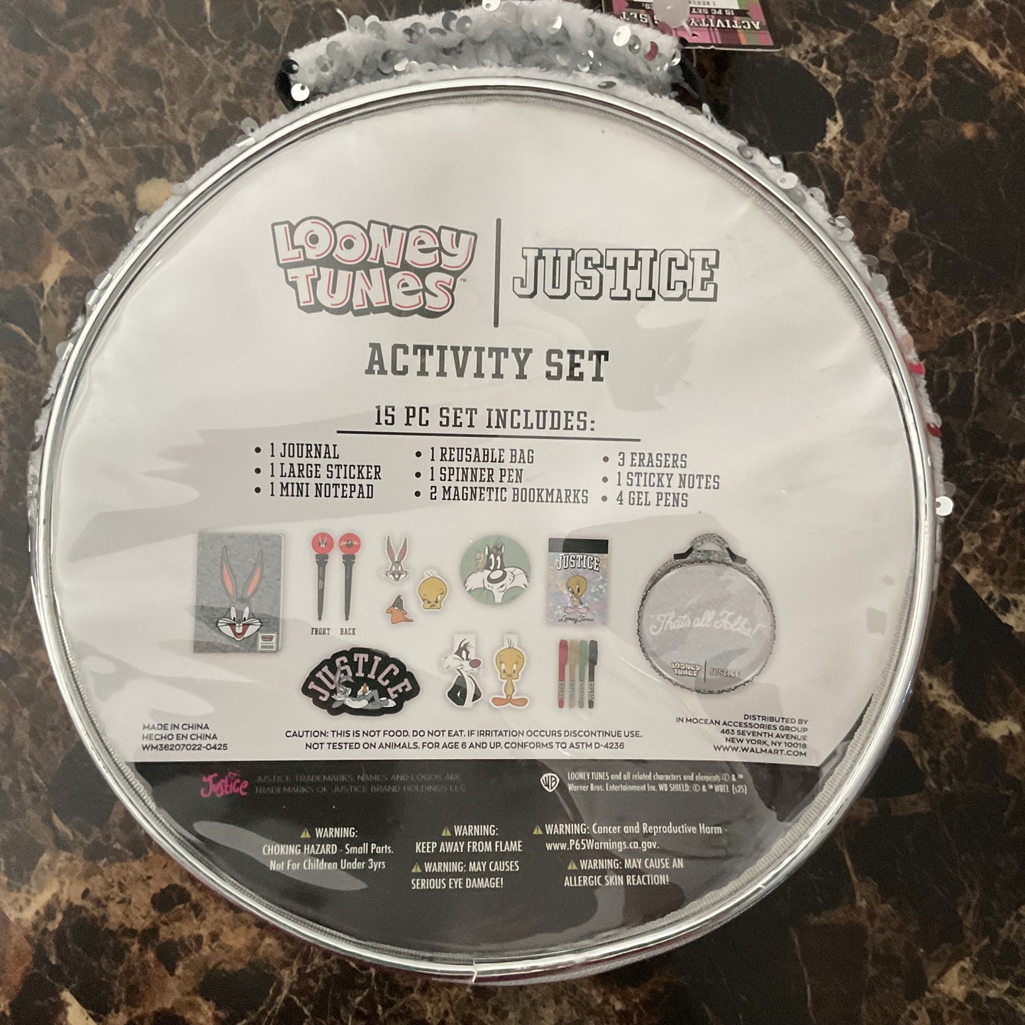 Looney Tunes × Justice Activity Bag Set - 15 Pieces