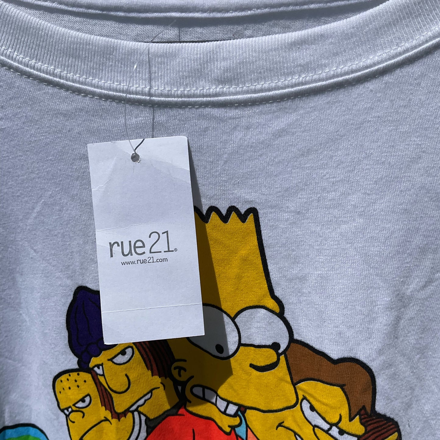 NWT rue21 The Simpsons Kwik-E-Mart Graffiti Graphic Long Sleeve Shirt XXL