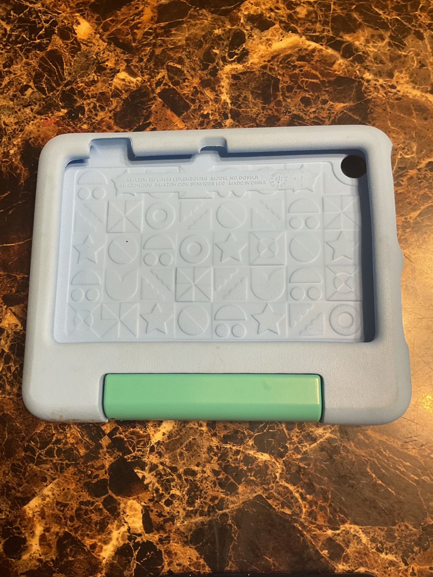 Amazon Fire 7 Kids Edition Tablet (9th Gen, 2019) 7" - Blue & Green Case - Reset