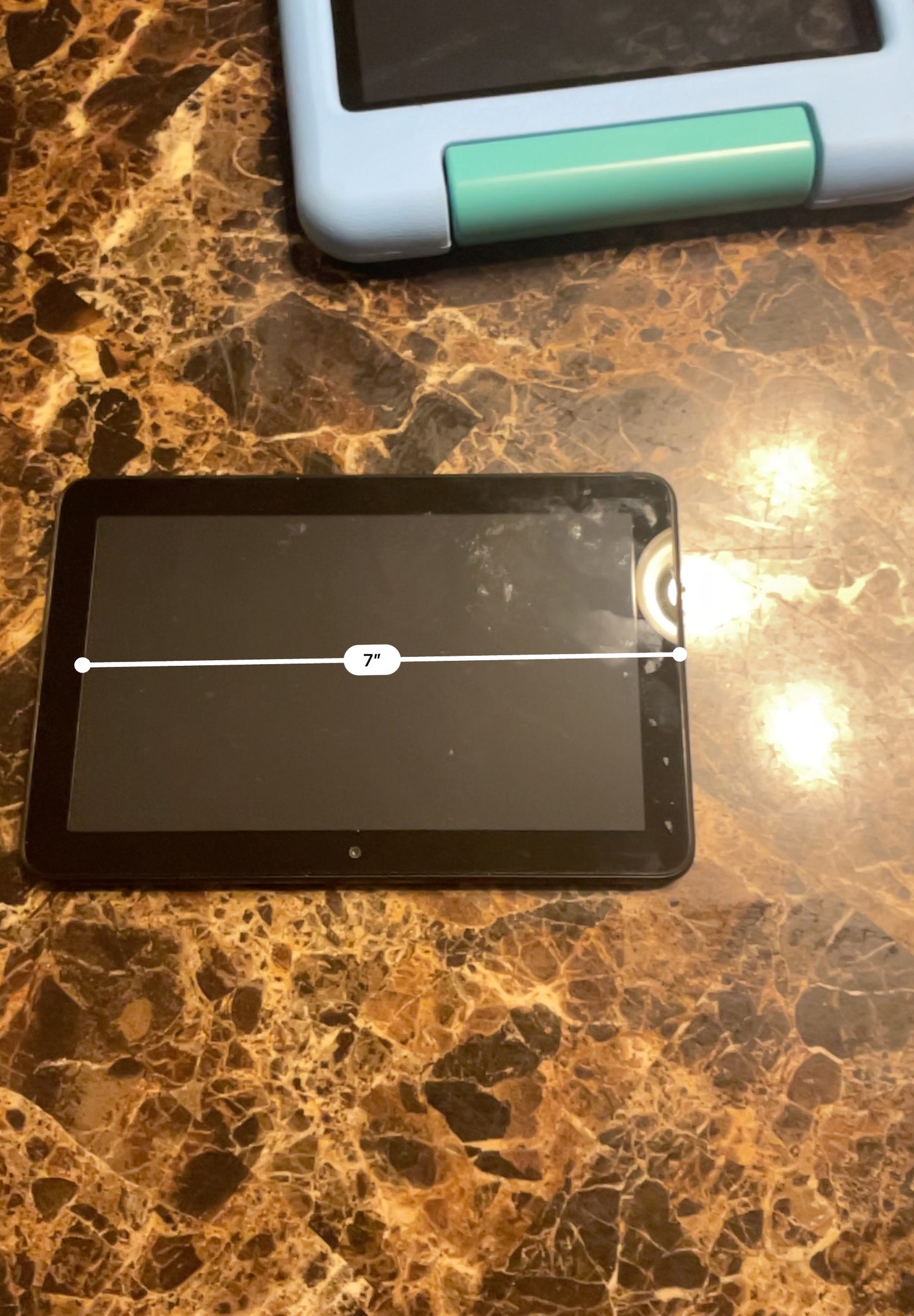 Amazon Fire 7 Kids Edition Tablet (9th Gen, 2019) 7" - Blue & Green Case - Reset