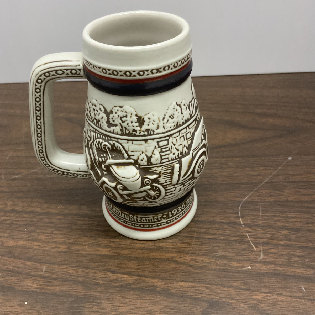 1982 Avon mini ceramic beer stein manufactured by Ceramarte in Brazil