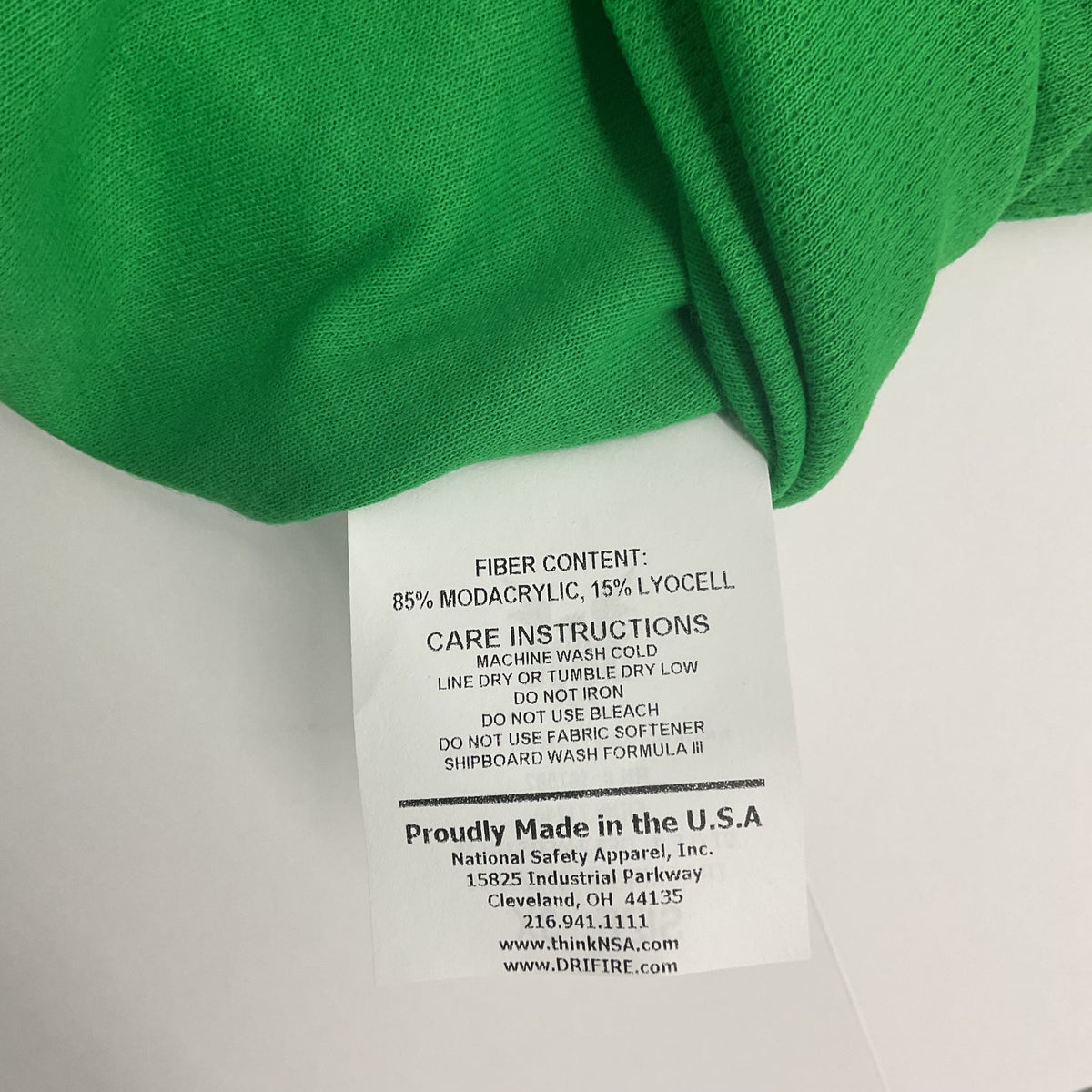 DRIFIRE FR Flight Deck Shirt 3XL Green Flame Resistant Mock Neck Long Sleeve USA 3X