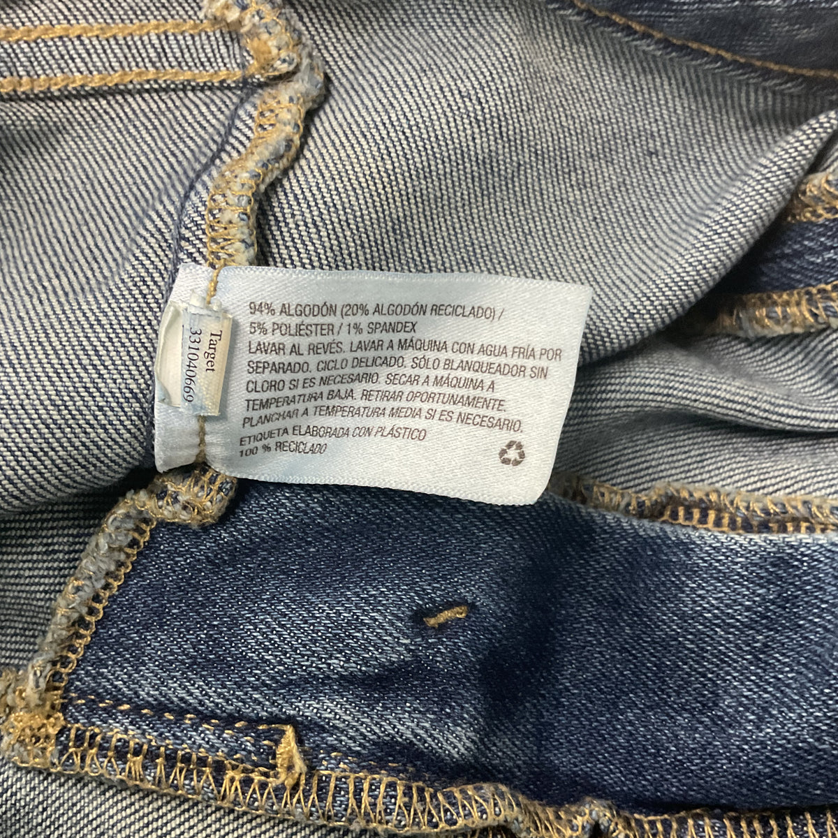 Wild Fable Low Rise Flare Cargo Jeans Size 12 Medium Wash Denim Y2K Flap Pocket