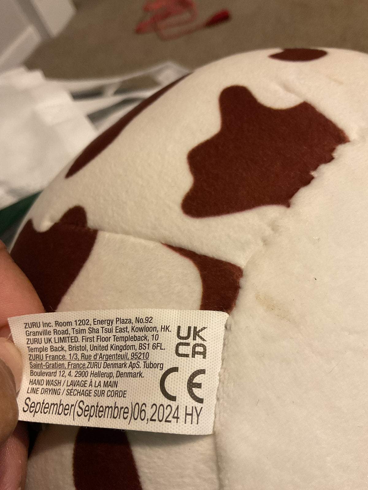 Kung Fu Tea x ZURU Brown Cow Plushie (8")