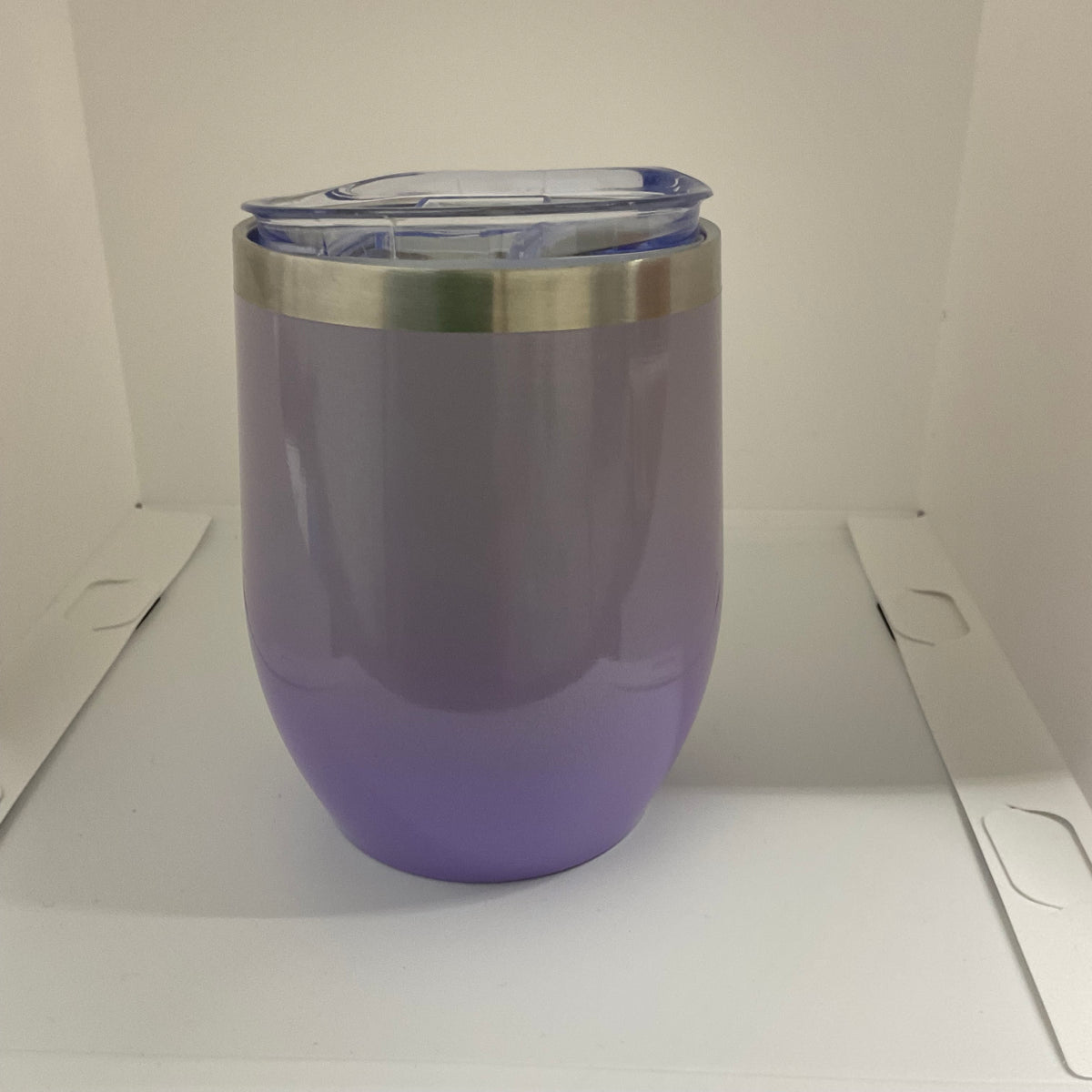 Teacher Gift Purple Wine Tumbler  "It Takes A Big Heart To Shape Little Minds"