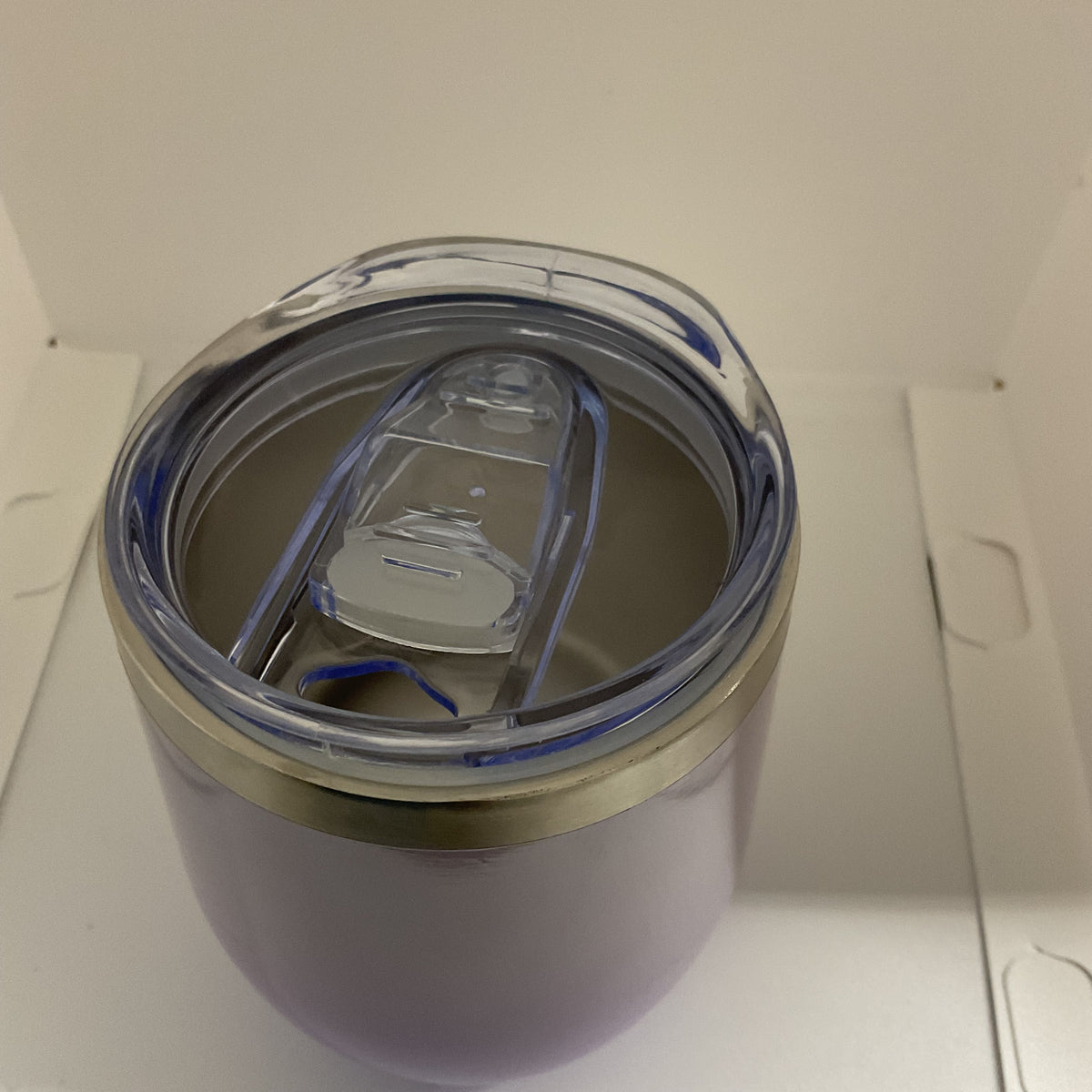 Teacher Gift Purple Wine Tumbler  "It Takes A Big Heart To Shape Little Minds"