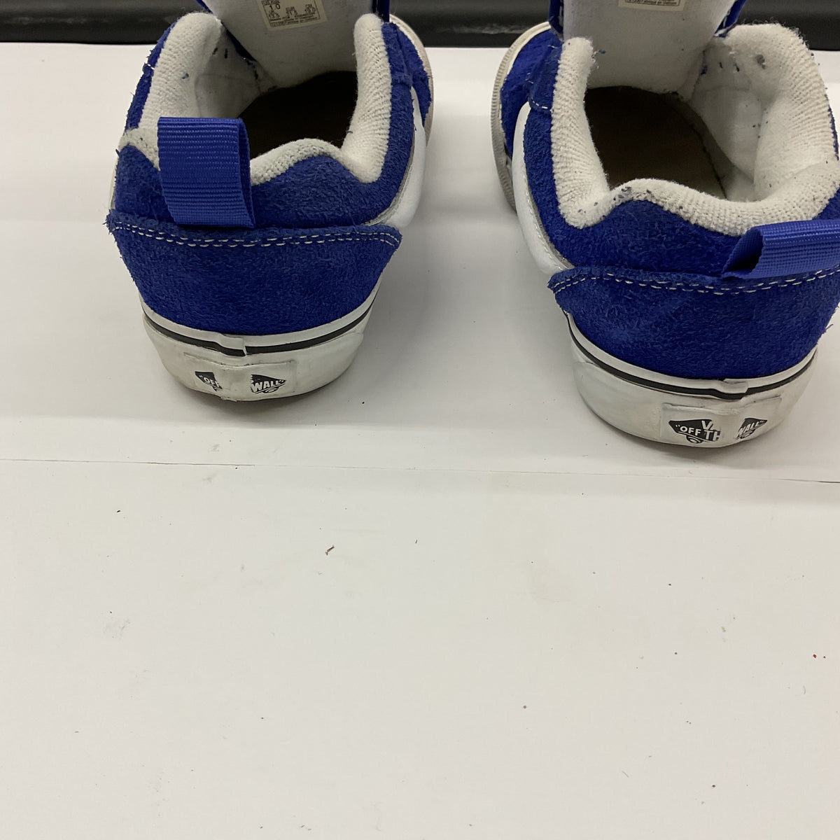 Vans Kids Old Skool Slip-On Shoes - Royal Blue / White (Size US 1.0 Kids / EUR 31.5)