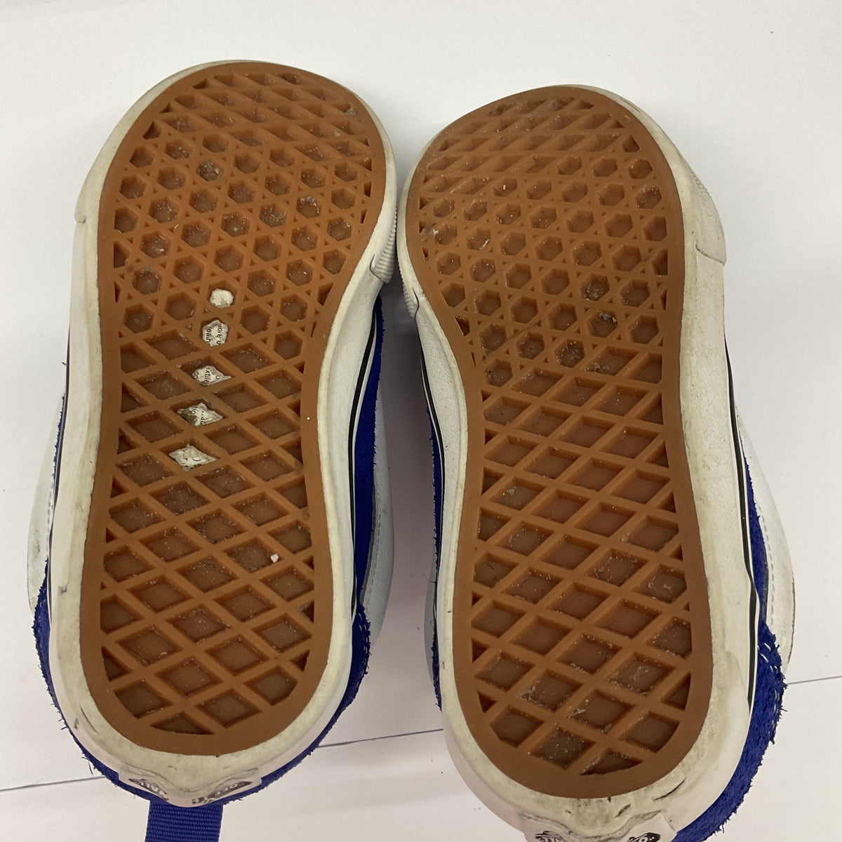Vans Kids Old Skool Slip-On Shoes - Royal Blue / White (Size US 1.0 Kids / EUR 31.5)