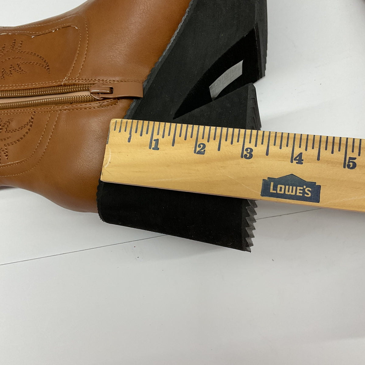 Western / Cowboy-inspired platform ankle boots