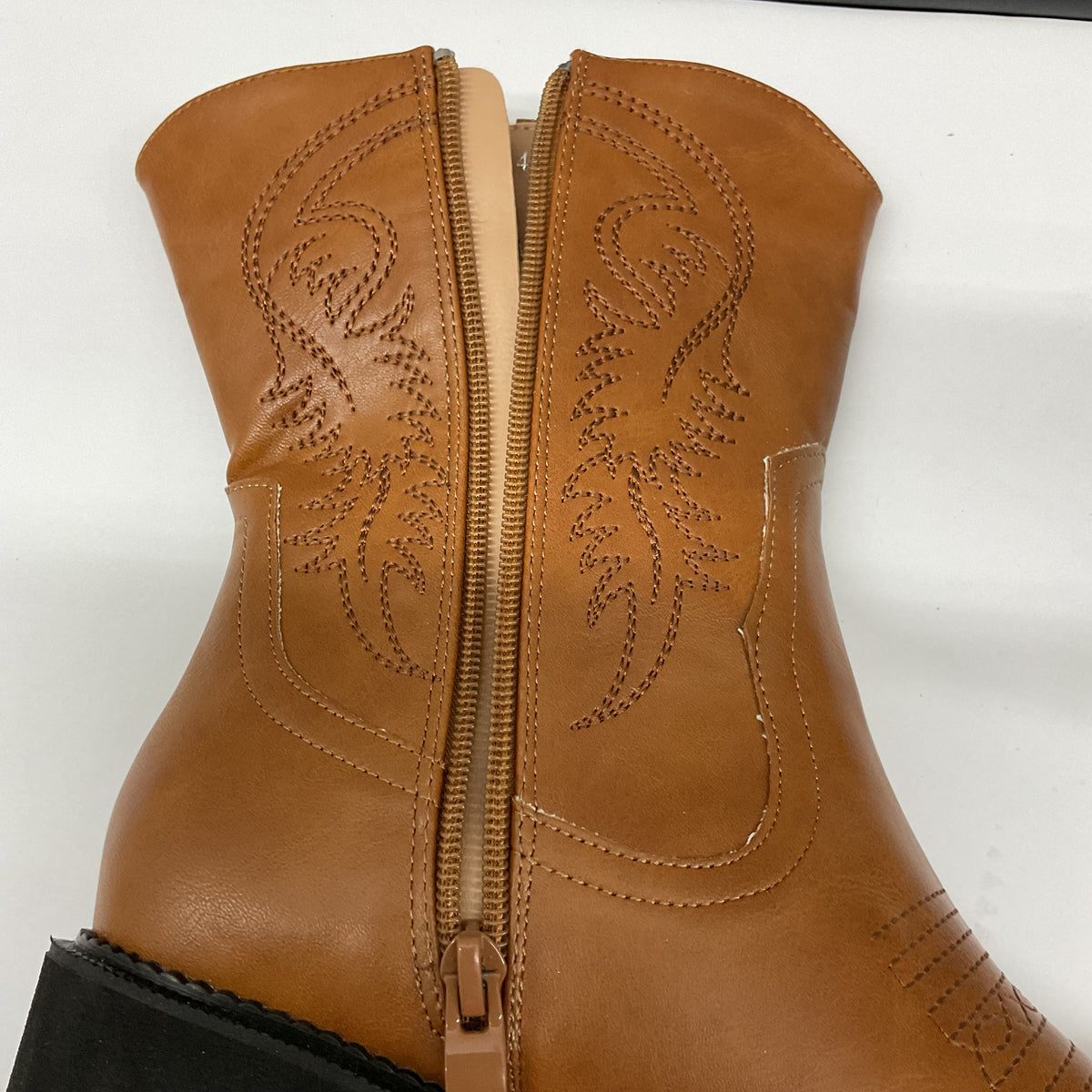 Western / Cowboy-inspired platform ankle boots