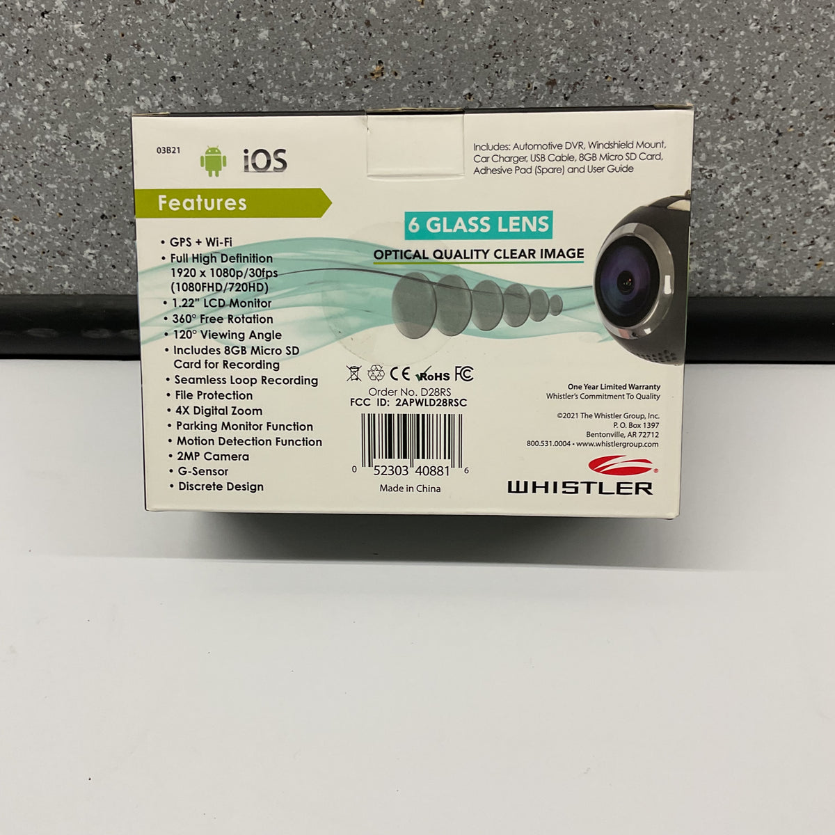 Dash Cam Automotive Digital Video Recorder (Full High Definition)