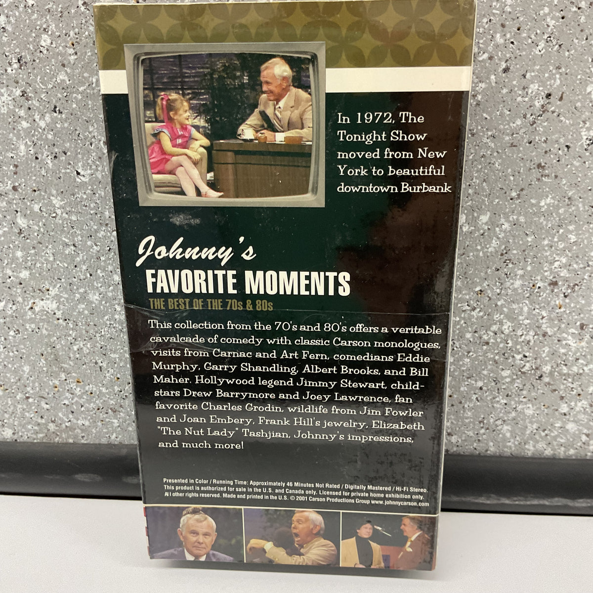The Tonight Show Starring Johnny Carson: Johnny's Favorite Moments - The Best of the 70s & 80s (VHS)