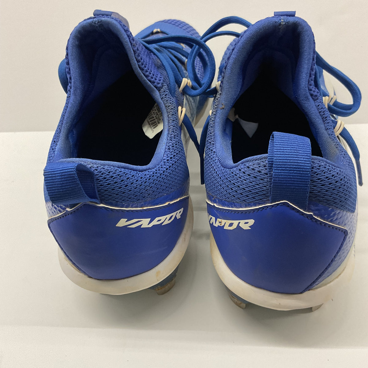 Nike Vapor Lunarlon Baseball Cleats Men's Size 12 Blue White 852686-412