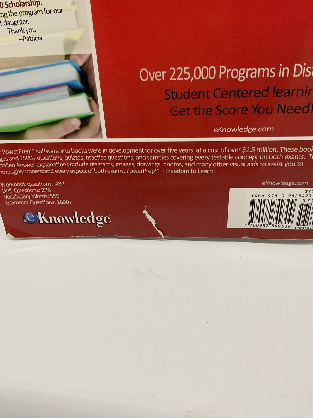 eKnowledge PowerPrep SAT ACT Workbooks Book 2 Freedom to Learn Your Way