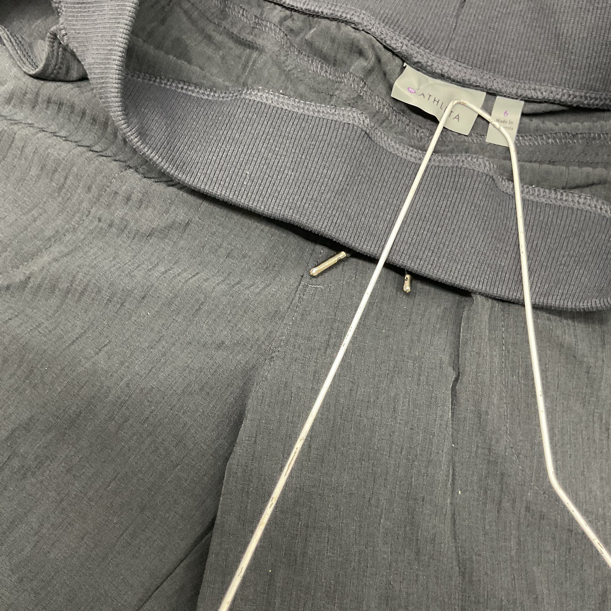 Athleta Women's Size 6 Charcoal Gray Drawstring Jogger Pants