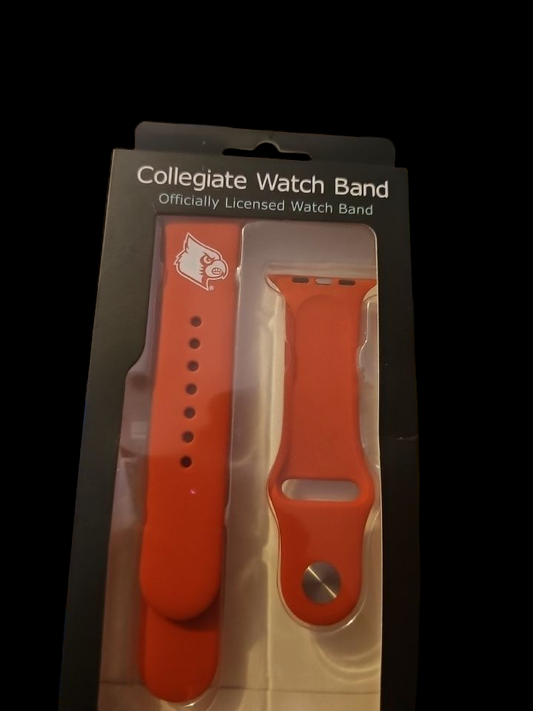 Louisville Cardinals Apple Watch Band 42mm - NIB Officially Licensed - Fits 44mm 45mm 49mm Ultra