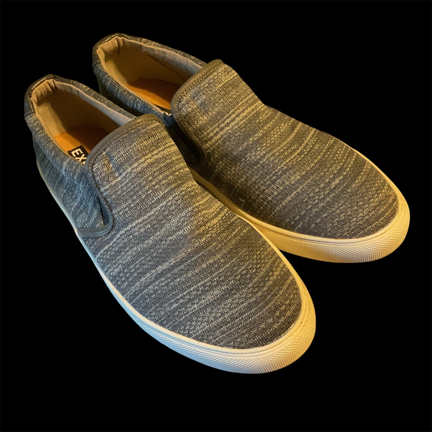 EXPRESS Gray Knit Slip-On Shoes – Casual Comfort with Modern Style