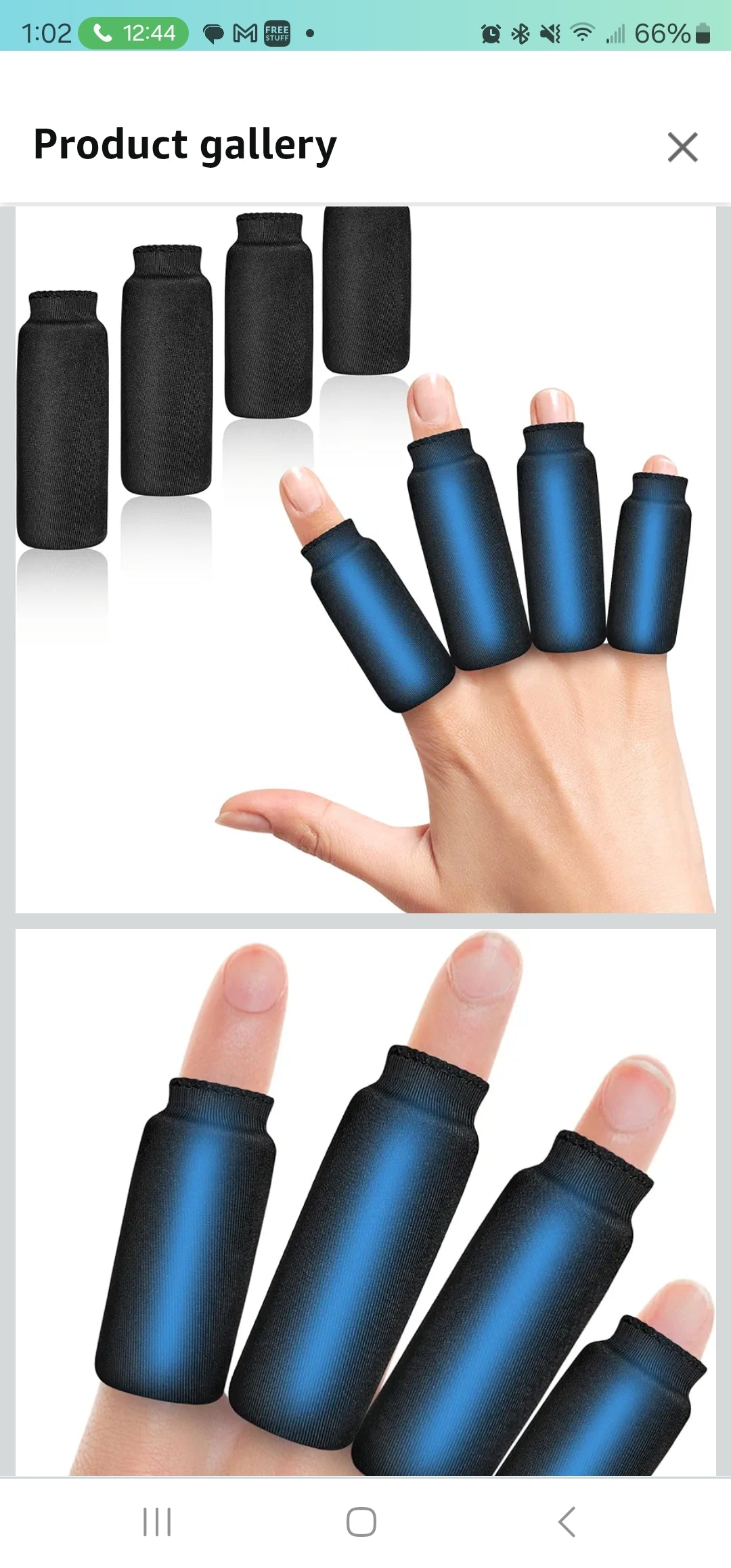 Advancore Finger Cold Gel Ice Pack - 4 Pack | Hot & Cold Therapy Sleeves | Reusable, Flexible